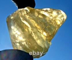 Libyan Desert Glass Meteorite Tektite impact specimen(340 ct) Dimples Gem AAA+