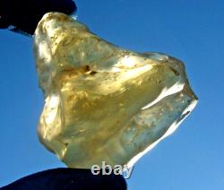 Libyan Desert Glass Meteorite Tektite impact specimen(340 ct) Dimples Gem AAA+