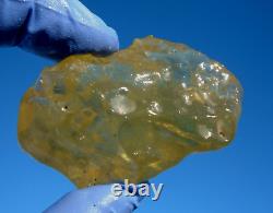 Libyan Desert Glass Meteorite Tektite impact specimen(340 ct)Super Gem AAAA+