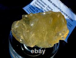 Libyan Desert Glass Meteorite Tektite impact specimen(340 ct)Super Gem AAAA+