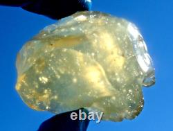 Libyan Desert Glass Meteorite Tektite impact specimen(350 crt)Best Gem AAAA