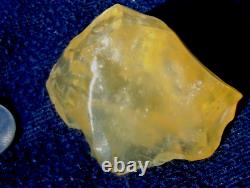 Libyan Desert Glass Meteorite Tektite impact specimen(350 crt)Best Gem AAAA