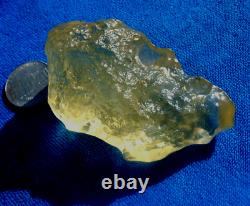 Libyan Desert Glass Meteorite Tektite impact specimen(350 crt) Super Nice Gem A