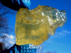 Libyan Desert Glass Meteorite Tektite impact specimen(350 crt) Super Nice Gem A