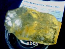 Libyan Desert Glass Meteorite Tektite impact specimen(365 ct)Dimples Gem AAAAA