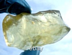 Libyan Desert Glass Meteorite Tektite impact specimen(365 ct)Dimples Gem AAAAA