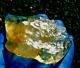 Libyan Desert Glass Meteorite Tektite Impact Specimen(370 Crt)flat Gem Aaaaa