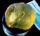 Libyan Desert Glass Meteorite Tektite Impact Specimen(370 Ct)dimples Yellow Gem