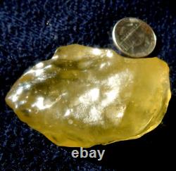 Libyan Desert Glass Meteorite Tektite impact specimen(375 crt)Soft Gem Top AAAA