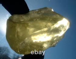 Libyan Desert Glass Meteorite Tektite impact specimen(375 crt)Soft Gem Top AAAA