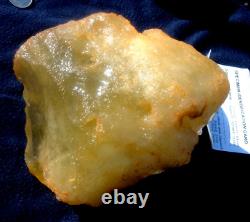 Libyan Desert Glass Meteorite Tektite impact specimen(3875 crt)(3/4Kg) Very Big