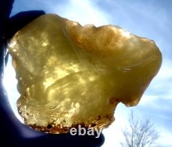 Libyan Desert Glass Meteorite Tektite impact specimen(3875 crt)(3/4Kg) Very Big