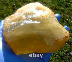 Libyan Desert Glass Meteorite Tektite impact specimen(3875 crt)(3/4Kg) Very Big