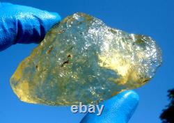 Libyan Desert Glass Meteorite Tektite impact specimen(395 ct)Dimples Super GEM