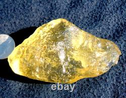 Libyan Desert Glass Meteorite Tektite impact specimen(395 ct)Dimples Super GEM