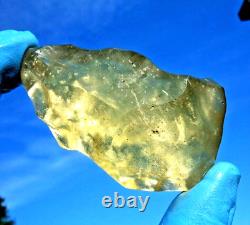 Libyan Desert Glass Meteorite Tektite impact specimen(400 crt) Super Gem AAAAA+