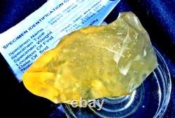 Libyan Desert Glass Meteorite Tektite impact specimen(400 crt) Super Gem AAAAA+