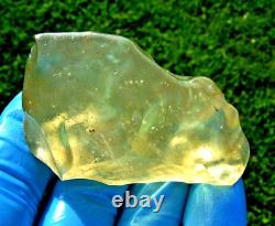 Libyan Desert Glass Meteorite Tektite impact specimen(400 crt) Super Gem AAAAA+