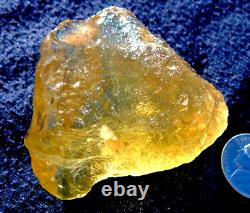 Libyan Desert Glass Meteorite Tektite impact specimen(400 crt)Super Gem AAAA