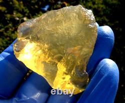 Libyan Desert Glass Meteorite Tektite impact specimen(400 crt)Super Gem AAAA