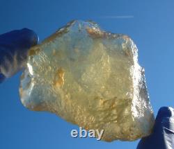 Libyan Desert Glass Meteorite Tektite impact specimen(400 crt)Super Gem AAAA