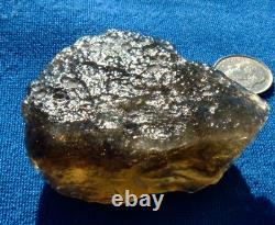 Libyan Desert Glass Meteorite Tektite impact specimen(410 crt)Very Dark shape