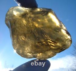 Libyan Desert Glass Meteorite Tektite impact specimen (420 crt) Green Gem AAAAA