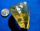 Libyan Desert Glass Meteorite Tektite Impact Specimen(420 Crt) Super Gem Aaaa+