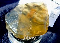 Libyan Desert Glass Meteorite Tektite impact specimen(425 crt)Best Gem AAAAA+