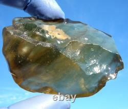 Libyan Desert Glass Meteorite Tektite impact specimen(425 crt)Best Gem AAAAA+