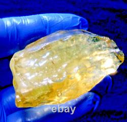 Libyan Desert Glass Meteorite Tektite impact specimen(430 crt) Soft Gem AAAAA