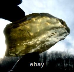 Libyan Desert Glass Meteorite Tektite impact specimen(430 crt) Soft Gem AAAAA