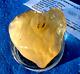 Libyan Desert Glass Meteorite Tektite Impact Specimen(430 Ct) Heart Shape