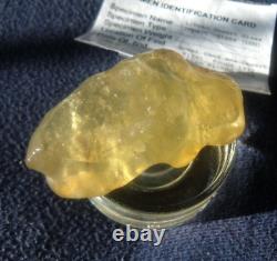 Libyan Desert Glass Meteorite Tektite impact specimen(435 ct)Nice Gem Top AAAA