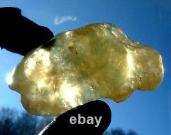 Libyan Desert Glass Meteorite Tektite impact specimen(435 ct)Nice Gem Top AAAA