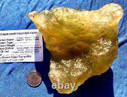 Libyan Desert Glass Meteorite Tektite impact specimen(4435 crt)Very big (887 g)