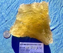 Libyan Desert Glass Meteorite Tektite impact specimen(4435 crt)Very big (887 g)