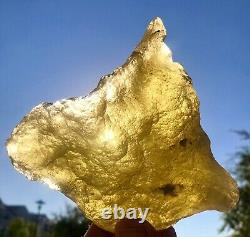 Libyan Desert Glass Meteorite Tektite impact specimen(4435 crt)Very big (887 g)