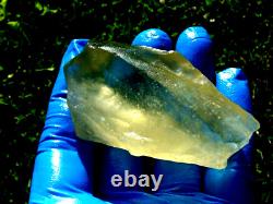 Libyan Desert Glass Meteorite Tektite impact specimen(465 crt)Dimples Gem AAA+