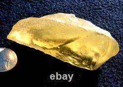 Libyan Desert Glass Meteorite Tektite impact specimen(465 crt)Dimples Gem AAA+