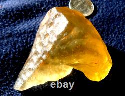 Libyan Desert Glass Meteorite Tektite impact specimen(475 crt) one of its kind