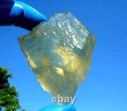 Libyan Desert Glass Meteorite Tektite impact specimen(480 crt) Big Heart shape