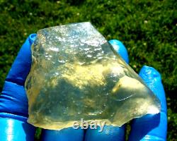 Libyan Desert Glass Meteorite Tektite impact specimen(480 crt) Big Heart shape