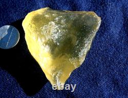 Libyan Desert Glass Meteorite Tektite impact specimen(480 crt) Big Heart shape