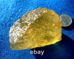 Libyan Desert Glass Meteorite Tektite impact specimen(480 crt)Super Nice Gem A+