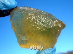 Libyan Desert Glass Meteorite Tektite impact specimen(480 crt)Super Nice Gem A+