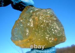 Libyan Desert Glass Meteorite Tektite impact specimen(480 crt)Super Nice Gem A+