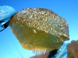 Libyan Desert Glass Meteorite Tektite impact specimen(480 crt)Super Nice Gem A+