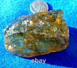 Libyan Desert Glass Meteorite Tektite impact specimen(485 crt)Dark Gem AAAA+