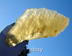 Libyan Desert Glass Meteorite Tektite impact specimen(5000 crt)Flat- big (1 Kg)